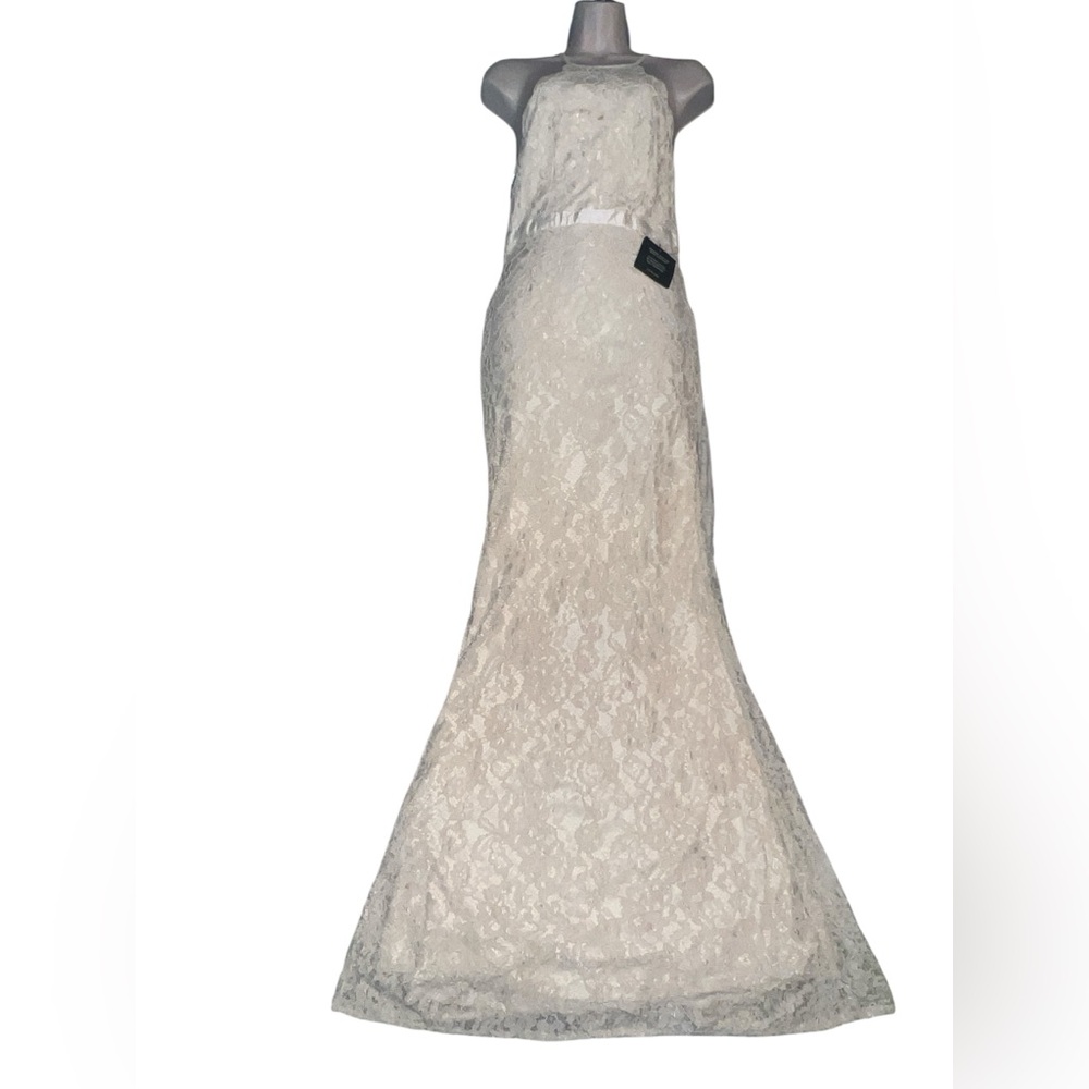 Lulus‎ Lace Mermaid Wedding Dress Ivory Bridal Gown Small NWT - Picture 2 of 8